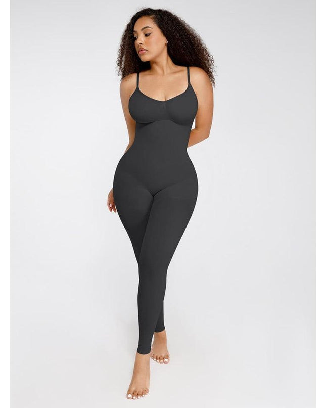 Salopetă Modelatoare Seamless Skins – Contur Perfect, Confort Maxim-BLACK Negru