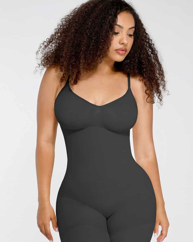 Salopetă Modelatoare Seamless Skins – Contur Perfect, Confort Maxim-BLACK Negru