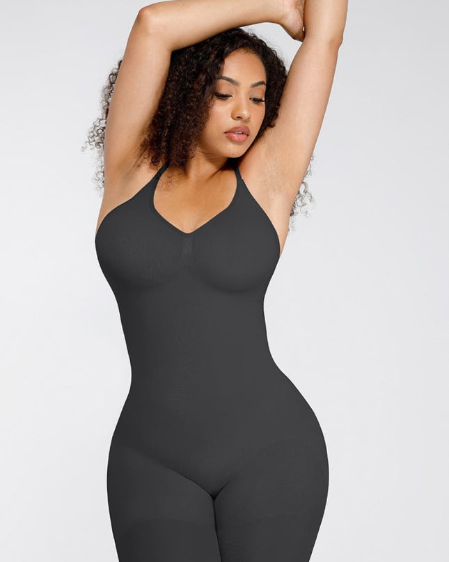 Salopetă Modelatoare Seamless Skins – Contur Perfect, Confort Maxim-BLACK Negru