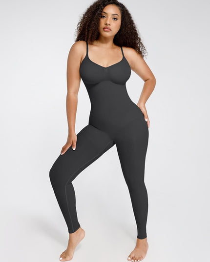 Salopetă Modelatoare Seamless Skins – Contur Perfect, Confort Maxim-BLACK Negru