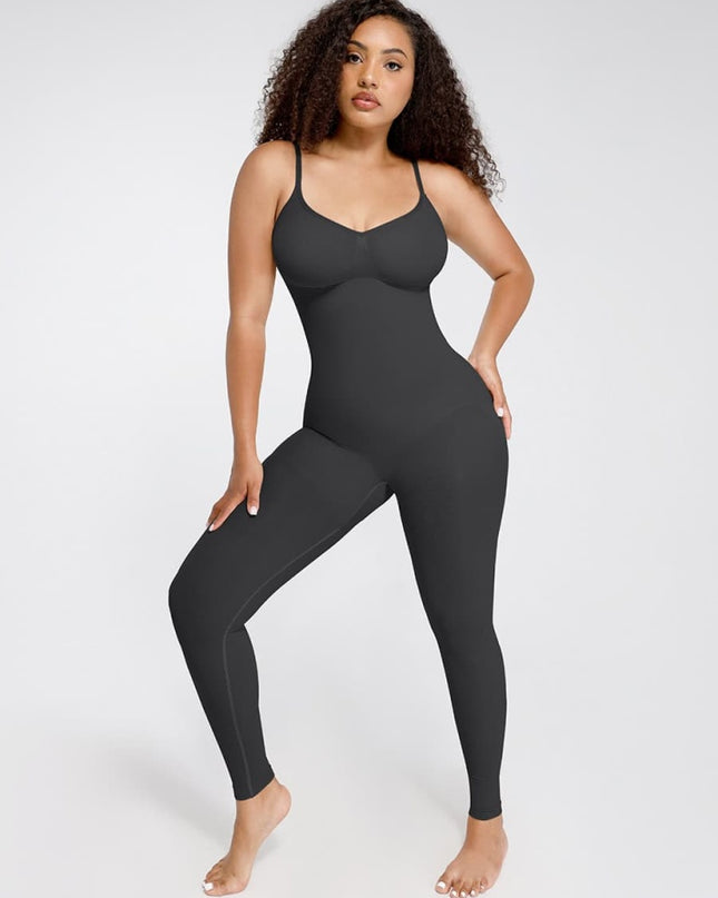 Salopetă Modelatoare Seamless Skins – Contur Perfect, Confort Maxim-BLACK Negru