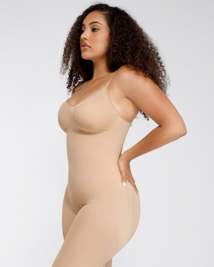 Salopetă Modelatoare Seamless Skins– Contur Perfect, Confort Maxim Cu efect de Compresie-NUDE
