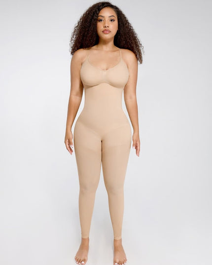 Salopetă Modelatoare Seamless Skins– Contur Perfect, Confort Maxim Cu efect de Compresie-NUDE