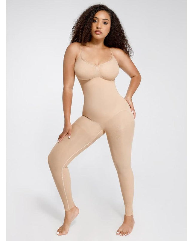 Salopetă Modelatoare Seamless Skins– Contur Perfect, Confort Maxim Cu efect de Compresie-NUDE