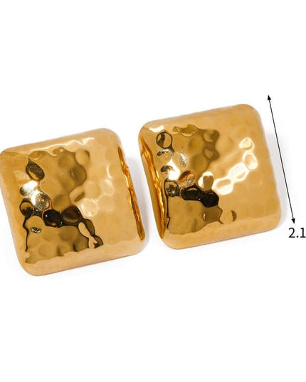 Set Cercei Si Inel Femei, Placat Aur 14k, Model Vintage Modern, Accesorii Elegante