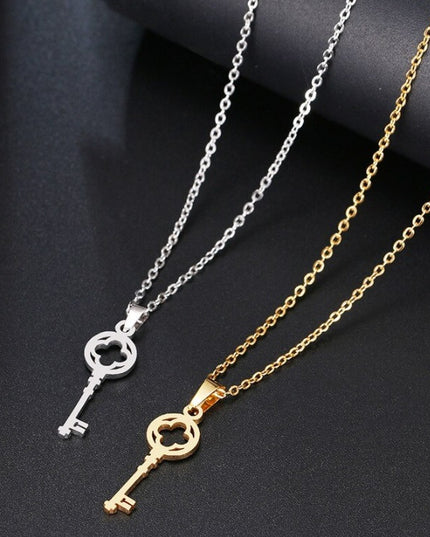 Set Lant+ Pandantiv Lover's Fashion Key Silver---finut