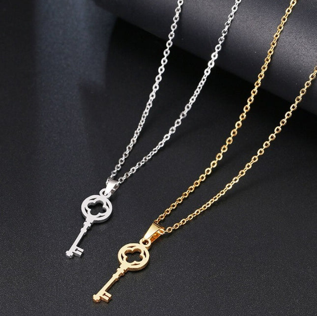 Set Lant+ Pandantiv Lover's Fashion Key Silver---finut