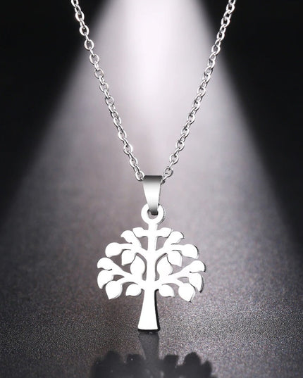 Set Lant+ Pandantiv Pomul Vietii Silver -finut