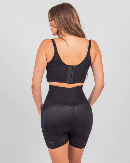 Sutien Cu Bretele Ajustabile Lat in Spate Push-up CU Sârmă Negru Comod