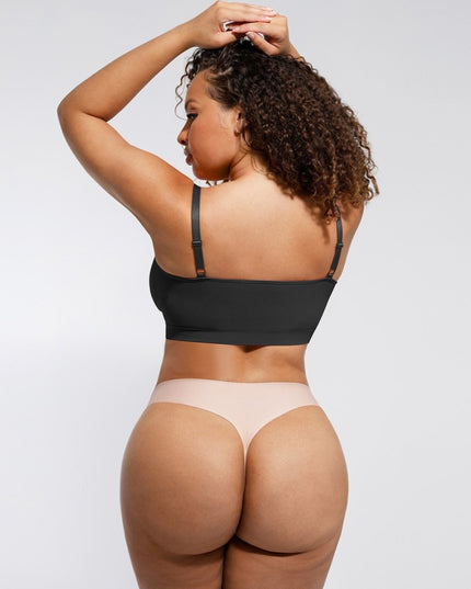 Sutien Modelator fara prindere Mos si Baba, Cu Bretele Ajustabile, Negru