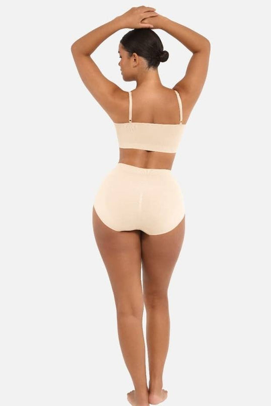 Sutien Modelator Skin Fara Prindere Mos si Baba, Cu Bretele Ajustabile, Nude Deschis