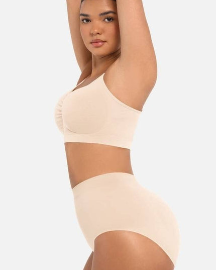 Sutien Modelator Skin Fara Prindere Mos si Baba, Cu Bretele Ajustabile, Nude Deschis