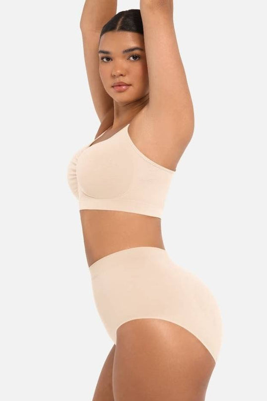 Sutien Modelator Skin Fara Prindere Mos si Baba, Cu Bretele Ajustabile, Nude Deschis