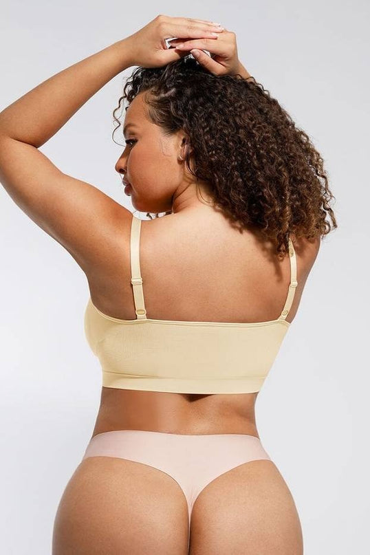 Sutien Modelator Skin Fara Prindere Mos si Baba, Cu Bretele Ajustabile, Nude Deschis