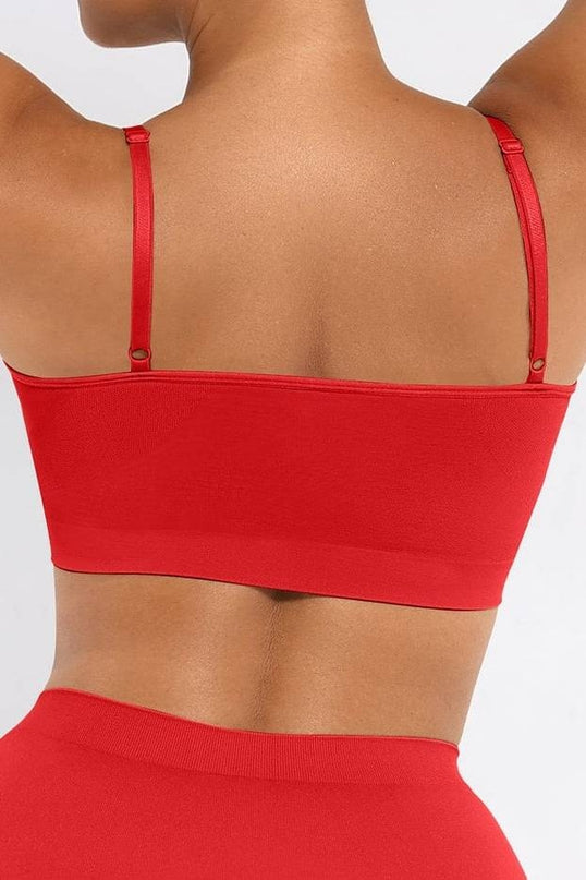 Sutien Modelator Skin fara prindere Mos si Baba, Cu Bretele Ajustabile, Rosu