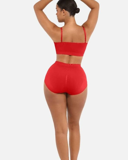 Sutien Modelator Skin fara prindere Mos si Baba, Cu Bretele Ajustabile, Rosu