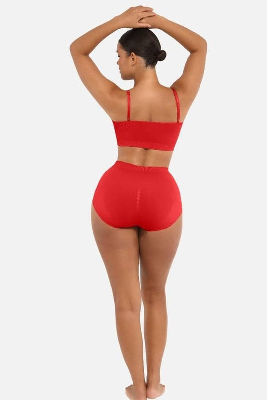 Sutien Modelator Skin fara prindere Mos si Baba, Cu Bretele Ajustabile, Rosu