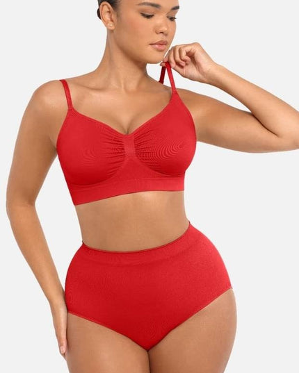 Sutien Modelator Skin fara prindere Mos si Baba, Cu Bretele Ajustabile, Rosu