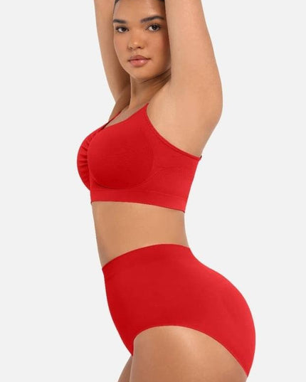 Sutien Modelator Skin fara prindere Mos si Baba, Cu Bretele Ajustabile, Rosu