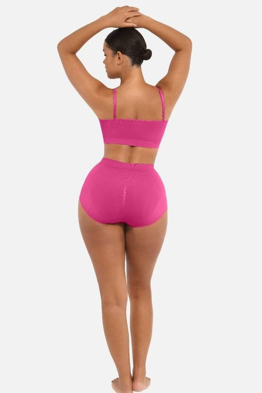 Sutien Modelator Skin fara prindere Mos si Baba, Cu Bretele Ajustabile, Roz
