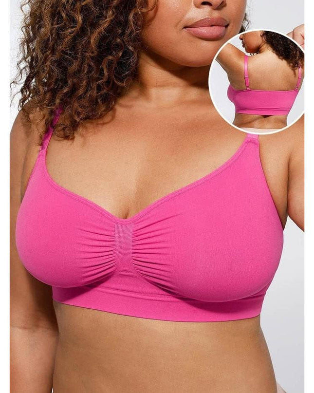 Sutien Modelator Skin fara prindere Mos si Baba, Cu Bretele Ajustabile, Roz