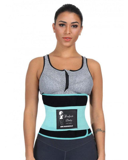 Centura Modelatoare Talie Femei, Modelare Abdomen Si Talie, Centura- Xtreme Waist-Turcoaz-Sala de Sport