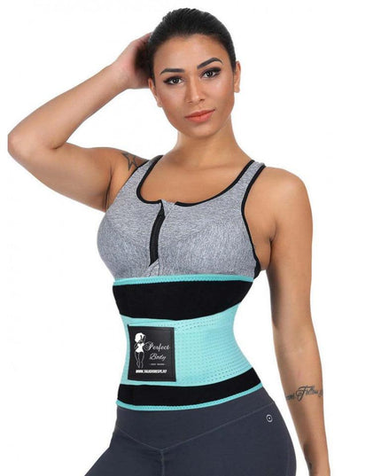 Centura Modelatoare Talie Femei, Modelare Abdomen Si Talie, Centura- Xtreme Waist-Turcoaz-Sala de Sport