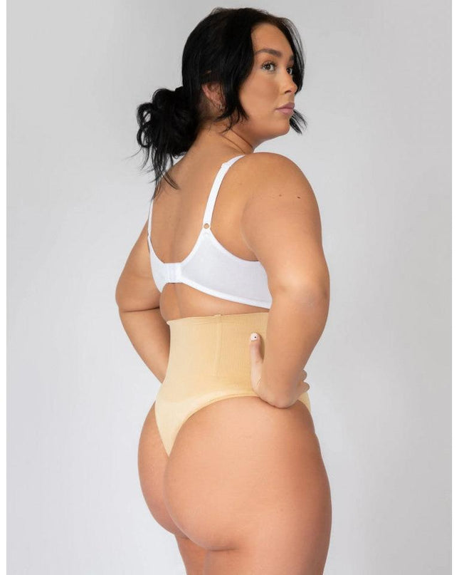 Tanga Modelator Talie Foarte Inalta Nude, Control Abdomen Si Talie, Efect Modelare Silueta