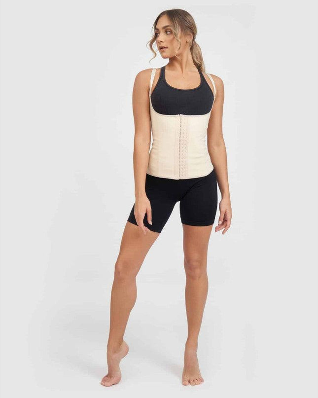 Vesta Corset Talie de Viespe Nude LATEX
