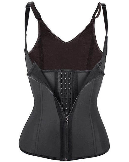 Vesta si Corset 2 in 1 LATEX BLACK
